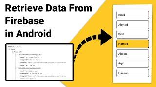 Firebase Data to RecyclerView  |  How to retrieve firebase data into RecyclerView # 5 - 2023