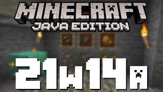 Minecraft 1.17 News – 21w14a: Raw Metals!