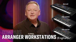 Compare Yamaha Arranger Workstations (English)