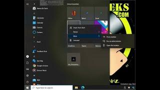 Disable Right Click Context Menu in Windows 10 Start Menu