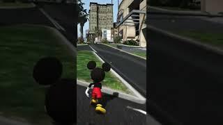 MICKEY MOUSE FAZENDO MUITA ZOEIRA EM GTAV MOD. #mods #mickeymouse #shorts #games