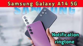 How to change Notification Tone in Samsung Galaxy A14 5G, Samsung Galaxy A14 5G me