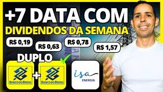 7 AÇÕES "DATA COM" PARA DIVIDENDOS EM MARÇO 2025 - DATA COM BBAS3, ISAE4 e PREÇO TETO