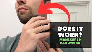 Testing Manscape The Handyman Face Shaver (Honest Review)