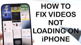 How To FIX Unable To Load Videos On iPhone! (2024)