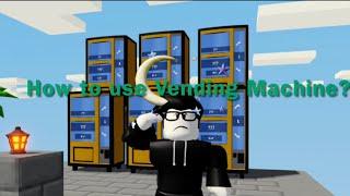 How to use Vending Machine on Roblox Islands?