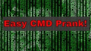 HOW TO MAKE AN EASY FAKE CMD VIRUS PRANK, NO DOWNLOADS!