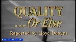 Quality Or Else with Lloyd Dobs - Part 2 "Change To Survive" - 1991