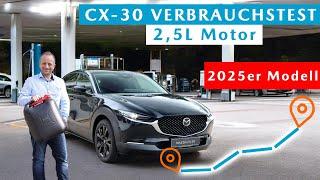 Verbrauchstest: Mazda CX-30 2025 mit 2.5L Skyactiv-G 140 PS - Wie sparsam ist der "neue" Motor?