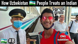 How Uzbekistan People Treats an Indian Traveler | Tashkent to Samarkand in Uzbekistan Railways