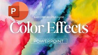 Stunning Color Effects in PowerPoint – Step by Step Tutorial 