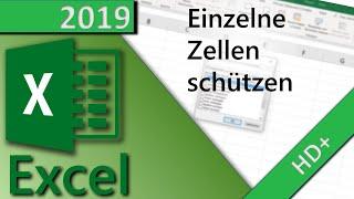 Excel: einzelne Zellen sperren / schützen (auch Formeln) in 2 MINUTEN (HD 2019)