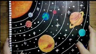 How to draw Solar system