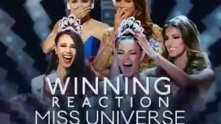 WINNING REACTION MISS UNIVERSE 1999 - 2018