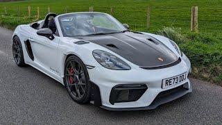 The Porsche 718 Spyder RS is BETTER than the GT4 RS *On the road | 4k