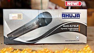 AHUJA AUD 57XLR MIC UNBOXING & REVIEW