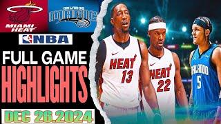 Miami Heat Vs Orlando Magic Full Game Dec 26,2024 NBA Season 2024-25