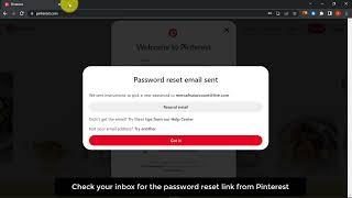 How To Reset Pinterest Password