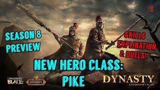 New Hero Class: Pike | Skillset Breakdown & Duels | Conquerors Blade (Season 8 Preview)