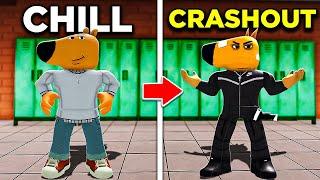 I Went From CHILL GUY To CRASHOUT GUY In Roblox Fight in a School