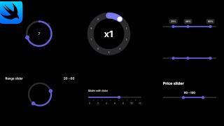 SwiftUI Slider Components