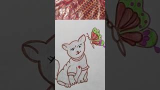 Cat Drawing#shortvideo #youtubeshorts