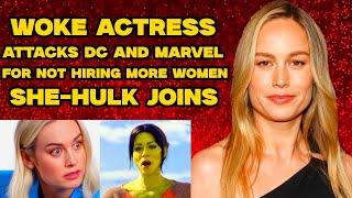 BREAKING! Brie Larson GOES NUCLEAR After Hollywood Rejects Woke Writers & Hires More Males