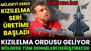 KIZILELMA SERİ ÜRETİME BAŞLADI! SELÇUK BAYRAKTAR CANLI YAYINDA DUYURDU: DENGELER DEĞİŞECEK!