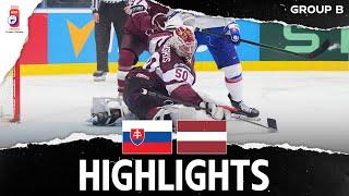 Highlights: Slovakia vs Latvia | 2024 #MensWorlds