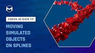 #C4DQuickTip 129: Moving Simulated Objects on Splines in Cinema 4D