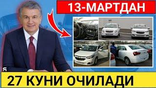 UzAuto Motors Кобальт контрактлари 27 март куни очилиши айтилмоқда...