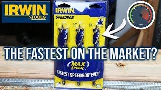 How FAST Are IRWIN SPEEDBOR MAX SPEED BITS?