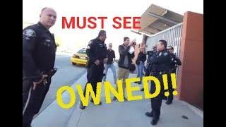 10 COPS OWNED, Glendale police  (THROWBACK THURSDAY) Jan 2017, w/Teen4Justice, 1st Amendment Audit