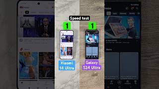 Xiaomi 14 Ultra vs Galaxy S24 Ultra speed test!