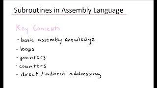 Subroutines in Assembly with Examples | Computer System Architecture