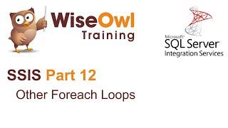 SQL Server Integration Services (SSIS) Part 12 - Other Foreach Loops