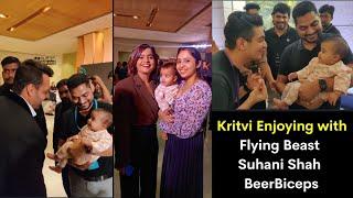 Kritvi Enjoying with @FlyingBeast320 @SuhaniShah @beerbiceps | Memorable Event for our Daughter