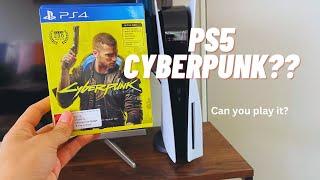 How to play cyberpunk 2077 2.0 new update PS4 disc on a PS5 console