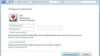 How to change your Windows password in Windows Vista and Windows 7