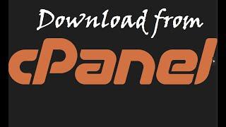 how to download folder from cpanel file manager