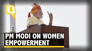PM Modi Commends Women Standing Against Triple Talaq - The Quint