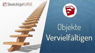 [SketchUp] - Ganz einfach Kopien verschieben und vervielfältigen | Tutorial