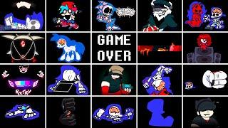 Top 20 Game Over Screens #14 - BEST Game Over Screens in Friday Night Funkin'