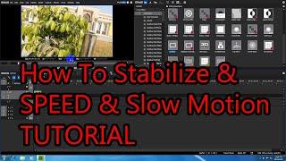 How To Stabilize & SPEED & Slow Motion TUTORIAL Azhar Softwaer 786