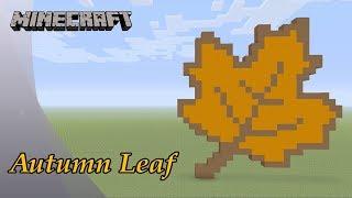 Minecraft: Pixel Art Tutorial: Autumn Leaf