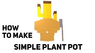 Roblox Sky Block: How To Build A Simple Pot