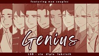 Genius ft. MSA couples - (AMV) (Flash warning!)