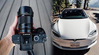 Trading a TESLA for a CAMERA With Strangers To Get The PHOTO!