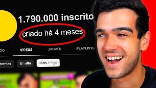 Criei 4 NOVOS Canais e monetizei todos em 10 dias…