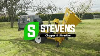 STEVENS 1431 W Chipper & Shredder - In Action